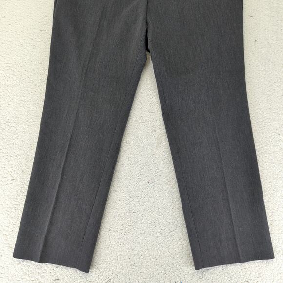 Talbots Cambridge Pant Pull-on Dress Pants Slim Tapered Trousers Gray Women's 14 - Picture 4 of 8